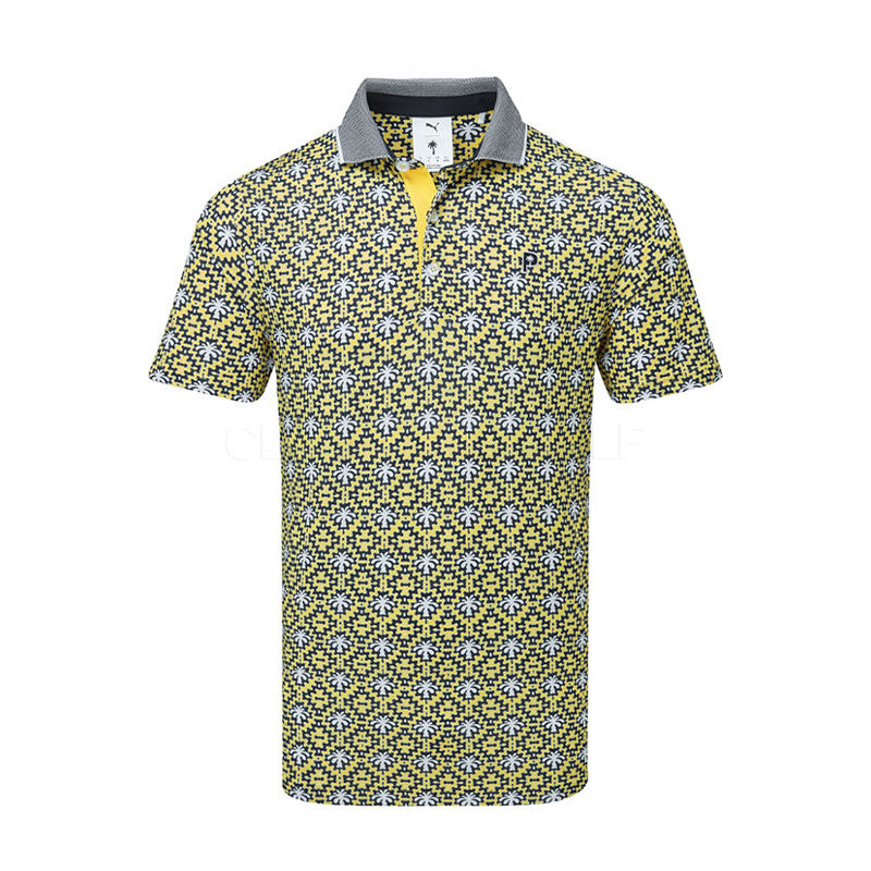 PUMA x PTC Tile Men's Polo (Sunny Yellow)