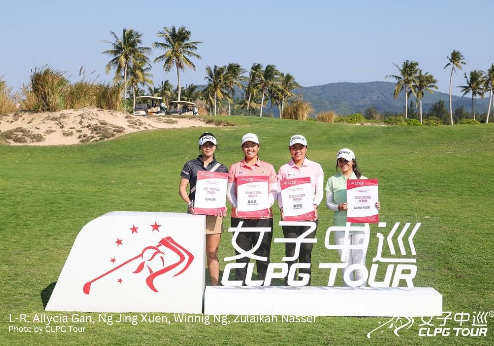 Four Malaysian professionals successfully earned China LPG touring cards