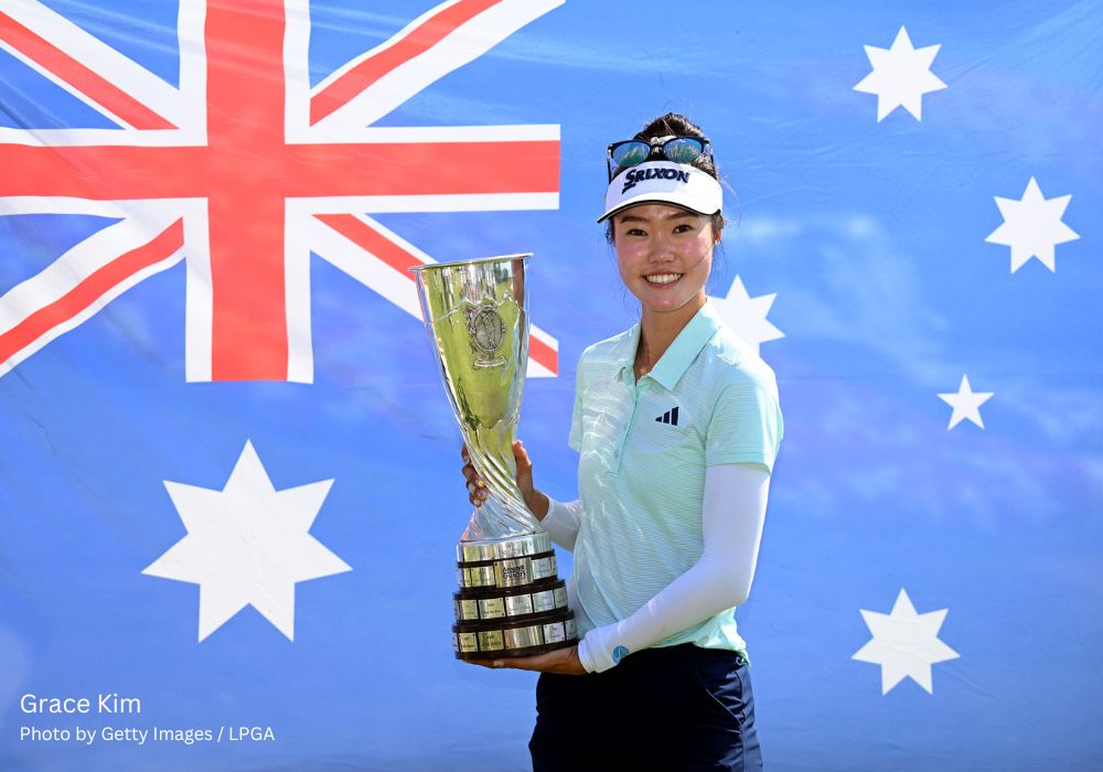 Australian Grace Kim wins maiden Major title at The Amundi Evian Championship in playoff over Thailand’s Jeeno Thitikul