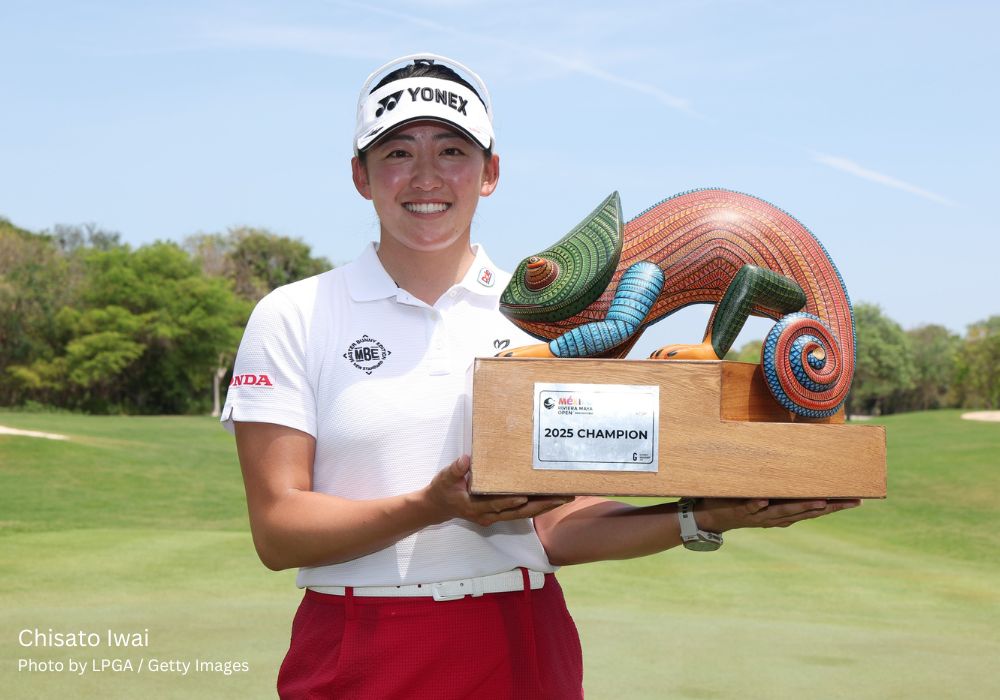 Japan’s Chisato Iwai wins first LPGA title with six-stroke romp at MEXICO Riviera Maya Open at Mayakoba