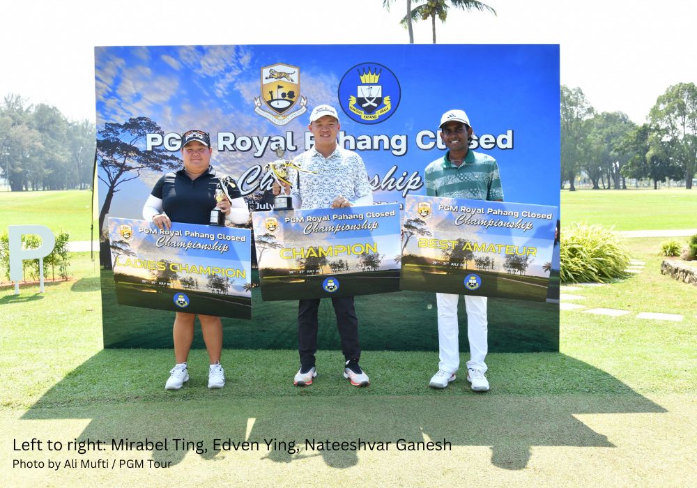 Edven Ying prevails in three-way playoff, Mirabel Ting secures wire-to-wire win in PGM Royal Pahang Championship