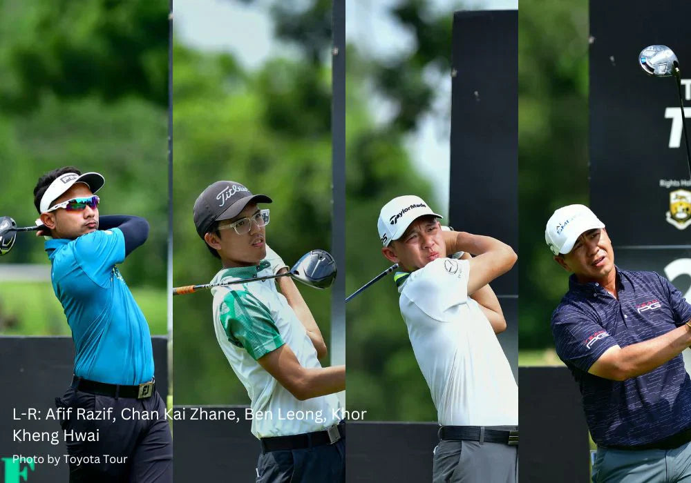 Four-way tie at the top after opening round of Toyota Tour Alphard Cup