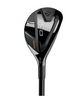 TaylorMade Qi10 rescue hybrid club head close-up on a white background