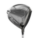 TaylorMade Qi35 Max Lite 10.5-degree driver head showing carbon fiber sole pattern, Speed Pocket technology, and subtle mint green accents.