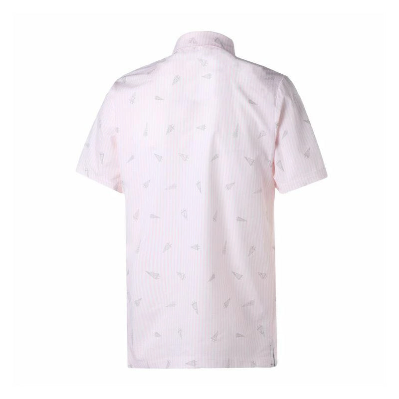 PUMA Flag Printed Seersucker Men's Polo (Pearl Pink)