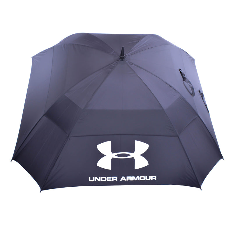 UNDER ARMOUR 68" Double Canopy Umbrella (Black/Yellow/White)