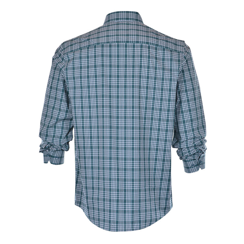 CUTTER & BUCK Soar Bold Check Men's Longsleeve Shirt (Seaweed)