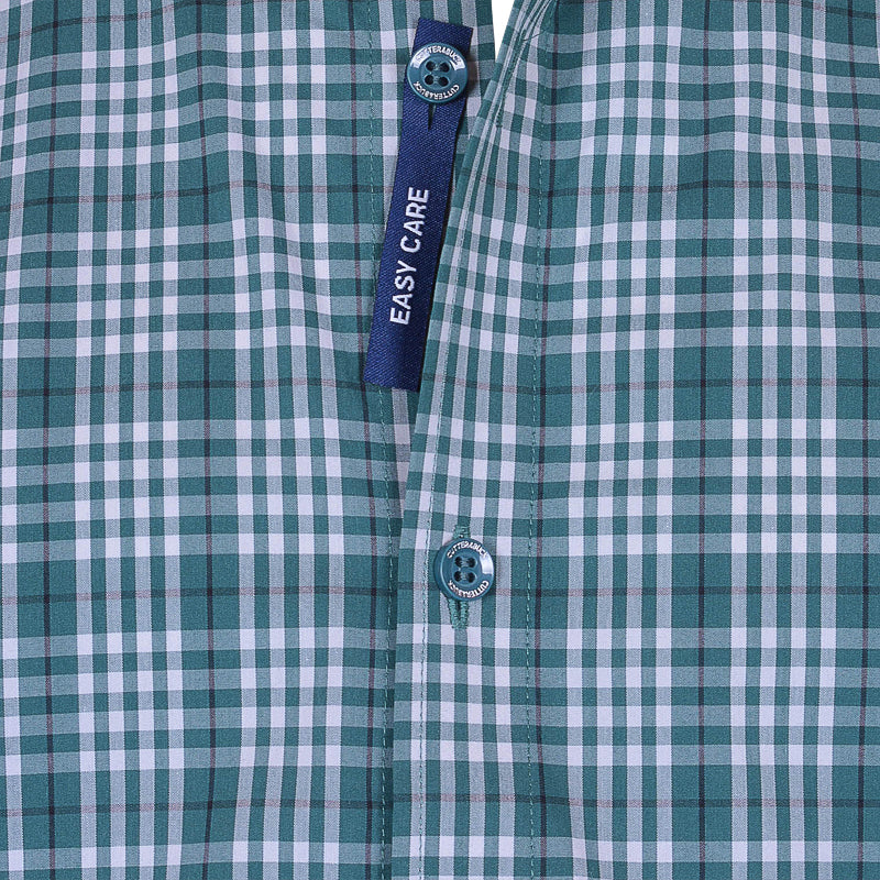 CUTTER & BUCK Soar Bold Check Men's Longsleeve Shirt (Seaweed)