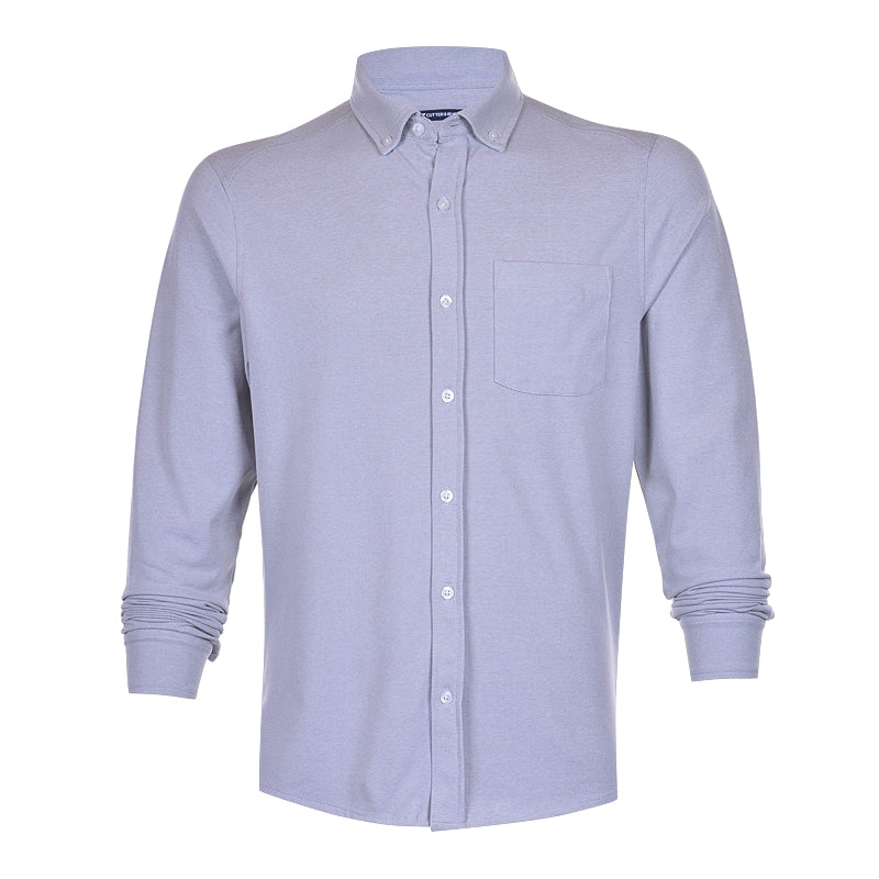 CUTTER & BUCK Oxford Button Men's Long Sleeve Shirt (Polished)