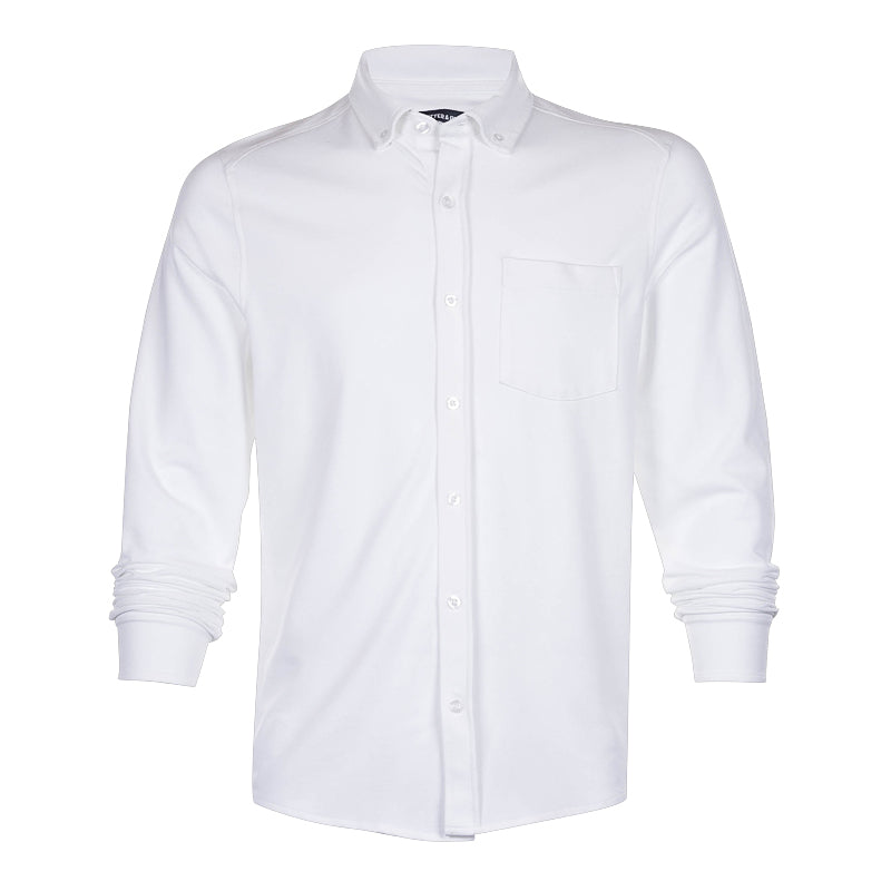 CUTTER & BUCK Oxford Button Men's Long Sleeve Shirt (White)