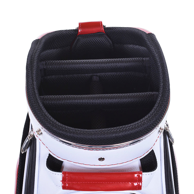 MARUMAN 9.5" Caddie Bag (White/Red)