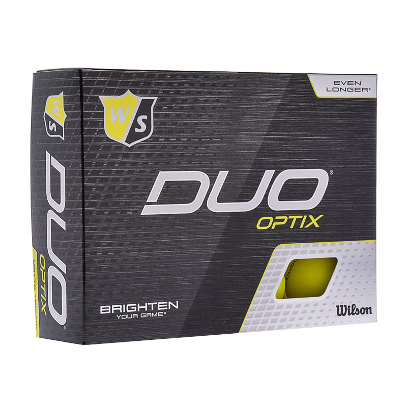 WILSON Duo Soft Optix (2020) (Yellow) Golf Ball