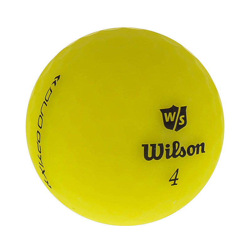 WILSON Duo Soft Optix (2020) (Yellow) Golf Ball
