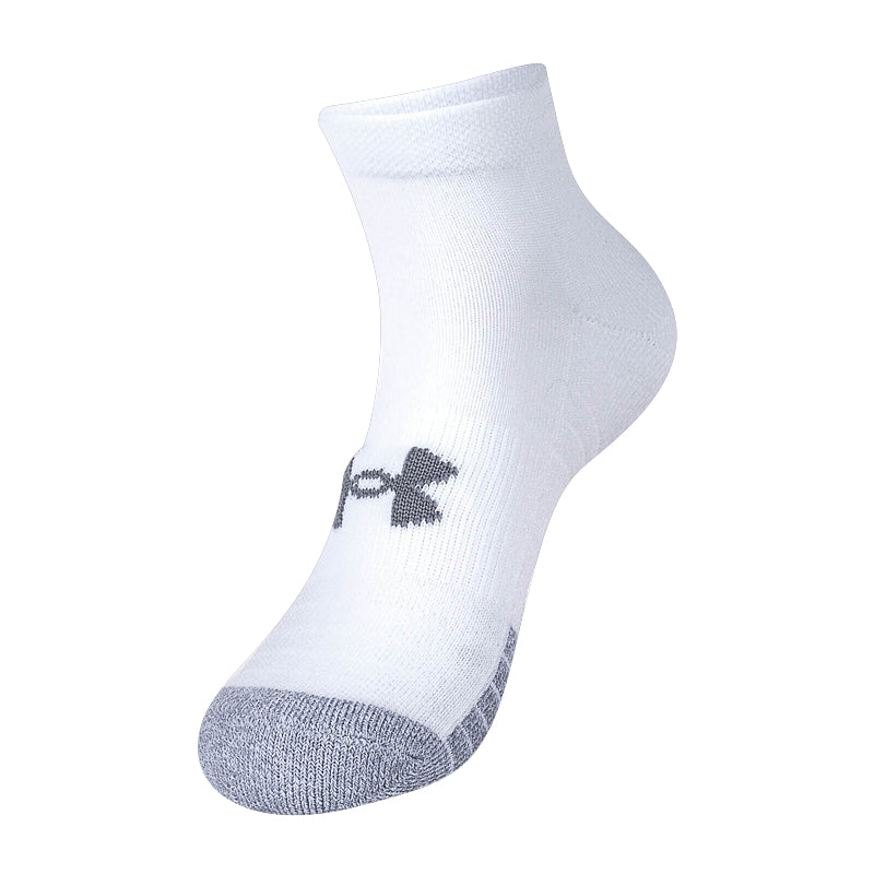 UNDER ARMOUR Heatgear 3-Pack Men's Socks (Black/White/Steel)