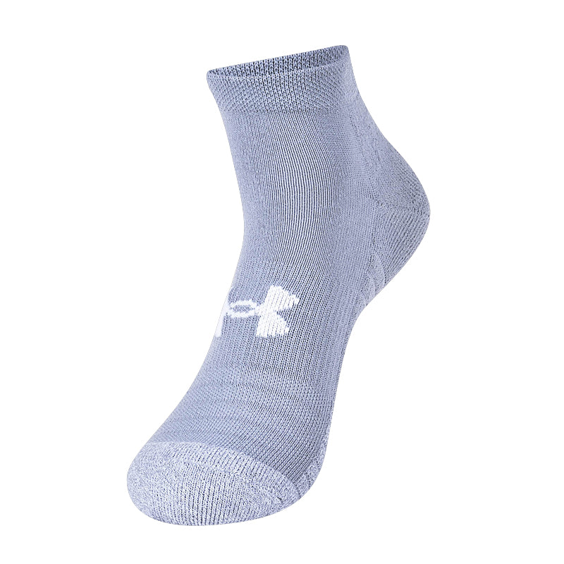 UNDER ARMOUR Heatgear 3-Pack Men's Socks (Black/White/Steel)