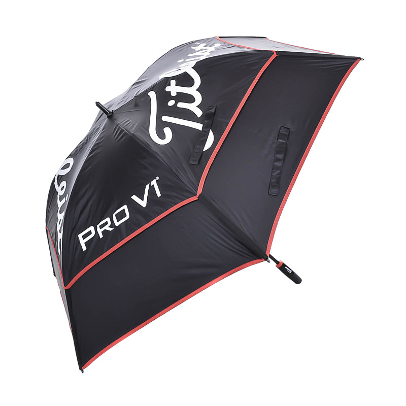 TITLEIST Tour Double Canopy Umbrella (Black)
