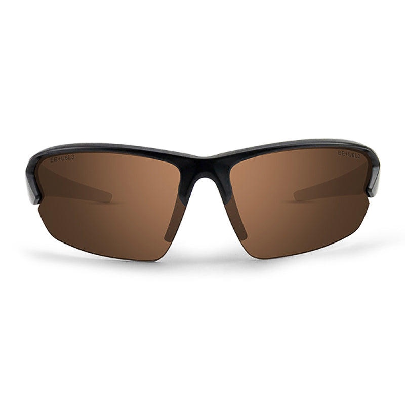 EPOCH EYEWEAR Midway Black/Brown Sunglasses