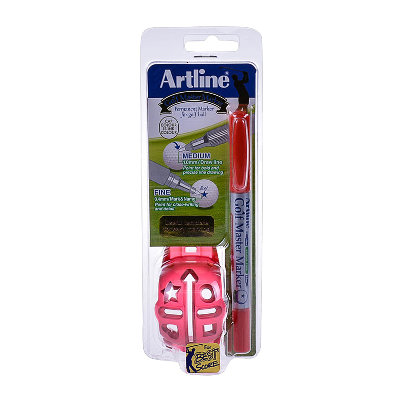 GENERAL ITEM Artline Golf Master Line Marker (Red)