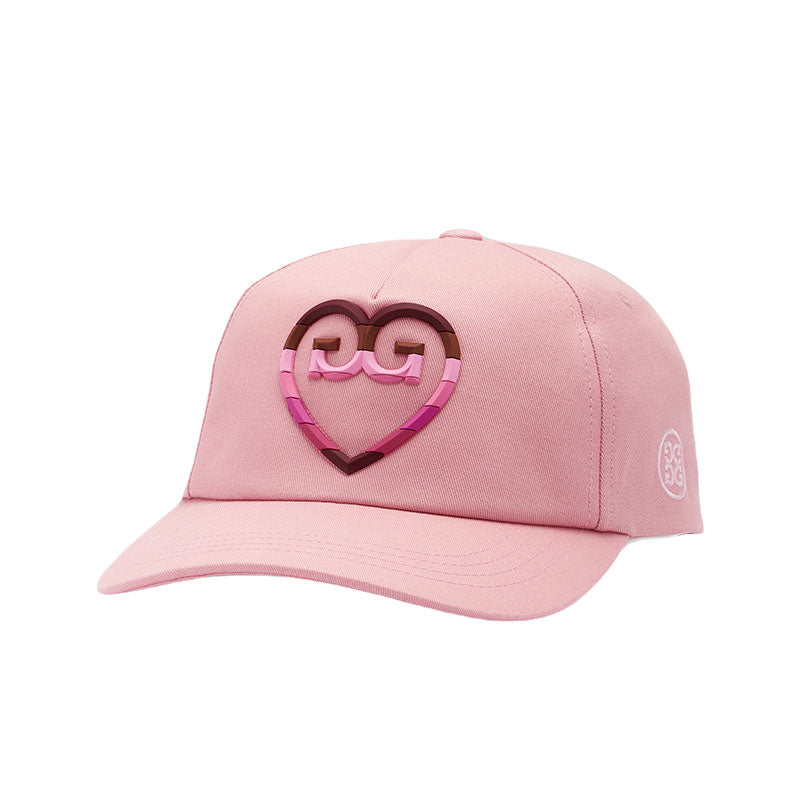 GFORE Striped Heart G's Women's Cap (Blush)