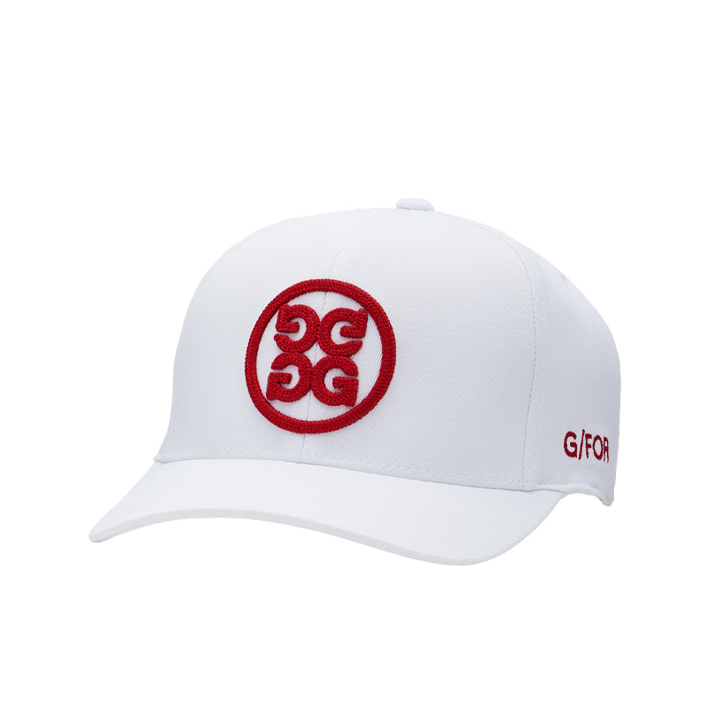 GFORE Circle G's Men's Cap (Snow/Poppy)