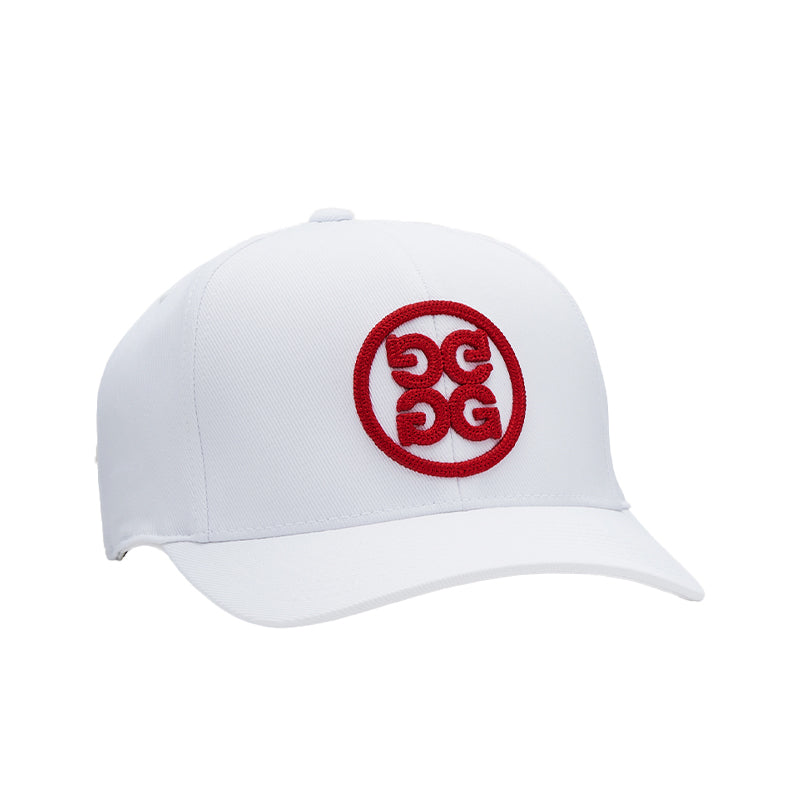 GFORE Circle G's Men's Cap (Snow/Poppy)