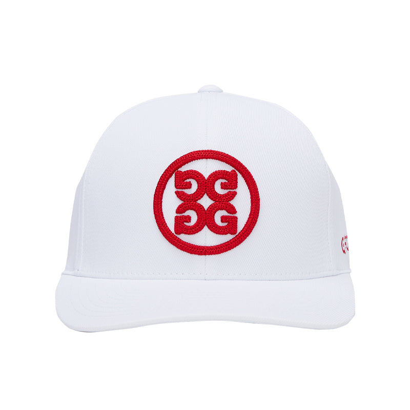 GFORE Circle G's Men's Cap (Snow/Poppy)
