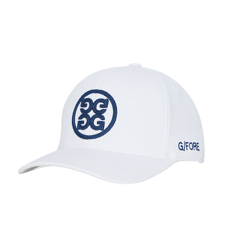 GFORE Circle G's Snapback Men's Cap (White)