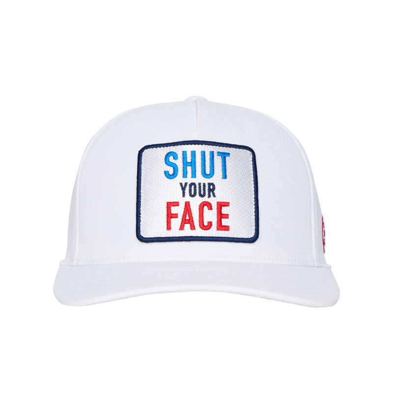 GFORE Shut Your Face Men's Cap (White)