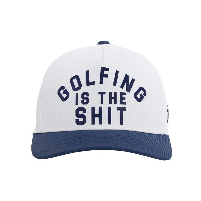 GFORE Golf Stretch Twill Snapback Men's Cap (Snow)