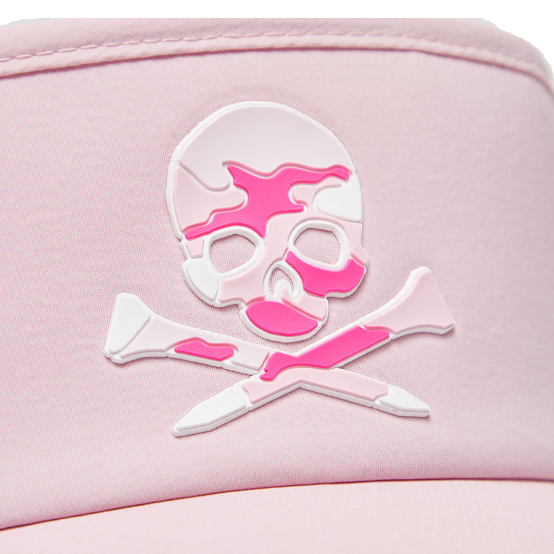 GFORE Skull & T's Stretch Twill Women's Visor (Cameo)