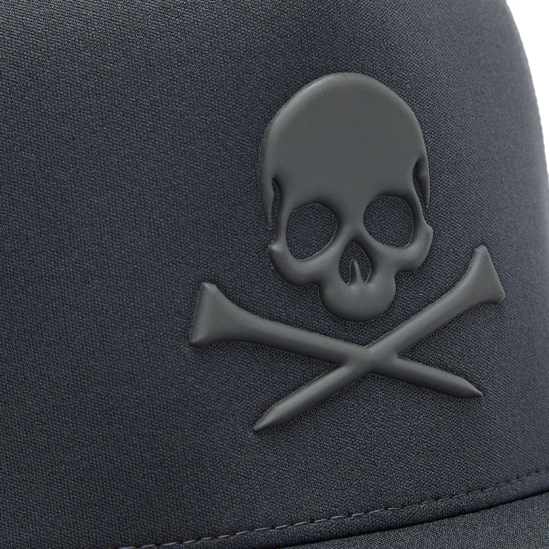 GFORE Monochrome Skull & Tees Trucker Men's Cap (Charcoal)