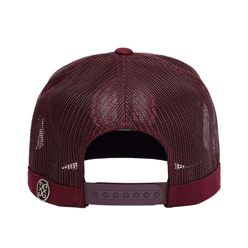 GFORE Wreath Cotton Twill Tall Trucker Men's Cap (Rhubarb)