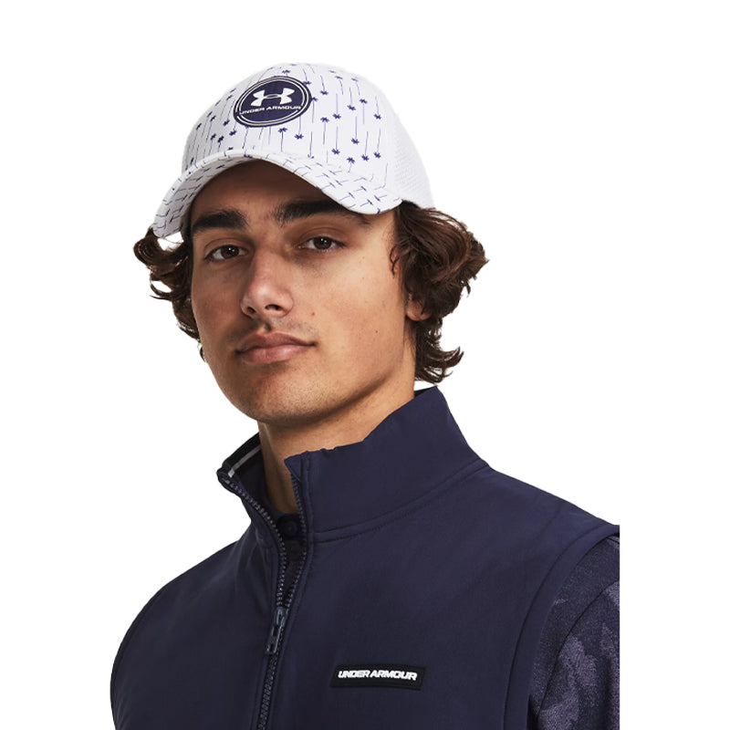 UNDER ARMOUR Iso-Chill Driver Mesh Men's Cap (White/Navy)