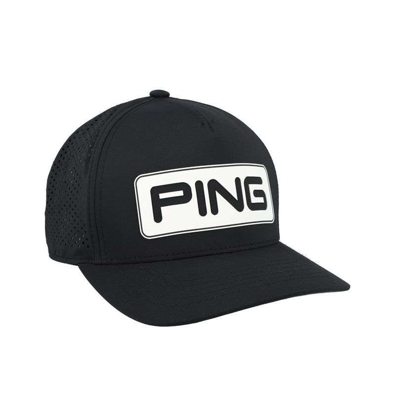 PING Tour Vented Delta 211 Men's Cap (Black)
