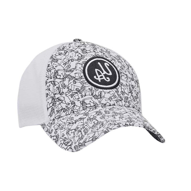 UNDER ARMOUR Iso-Chill Driver Men's Adjustable Cap (White/Black)