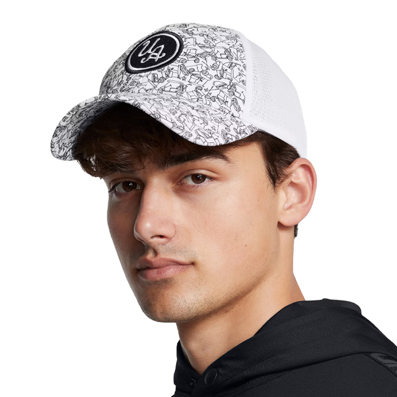 UNDER ARMOUR Iso-Chill Driver Men's Adjustable Cap (White/Black)