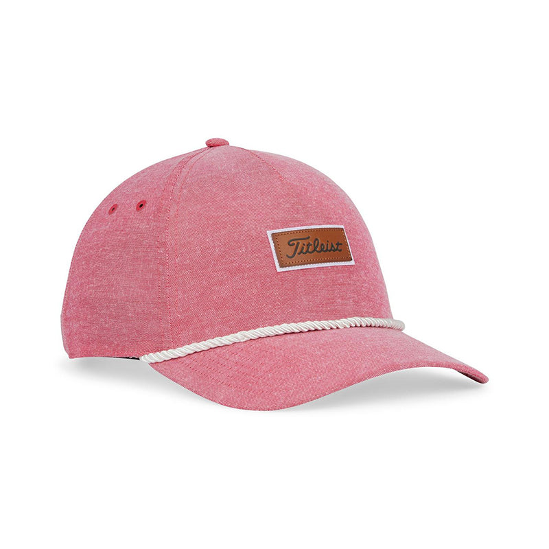 TITLEIST Charleston Oxford Rope Men's Cap (Red)