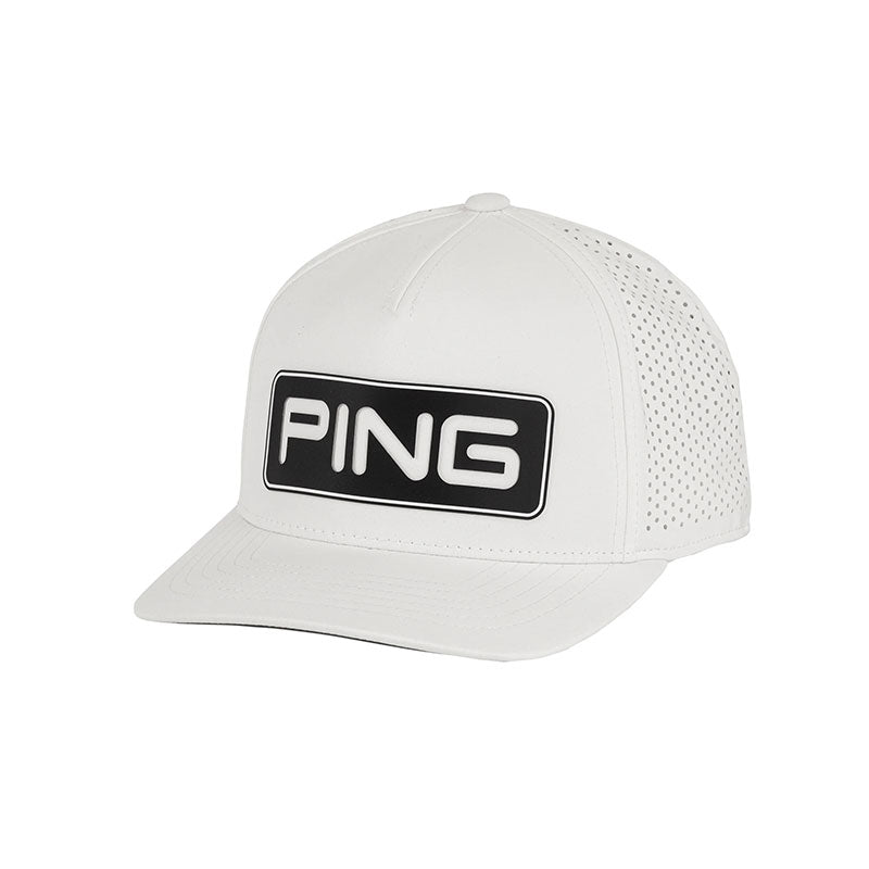 PING Tour Vented Delta 211 Men's Cap (White)