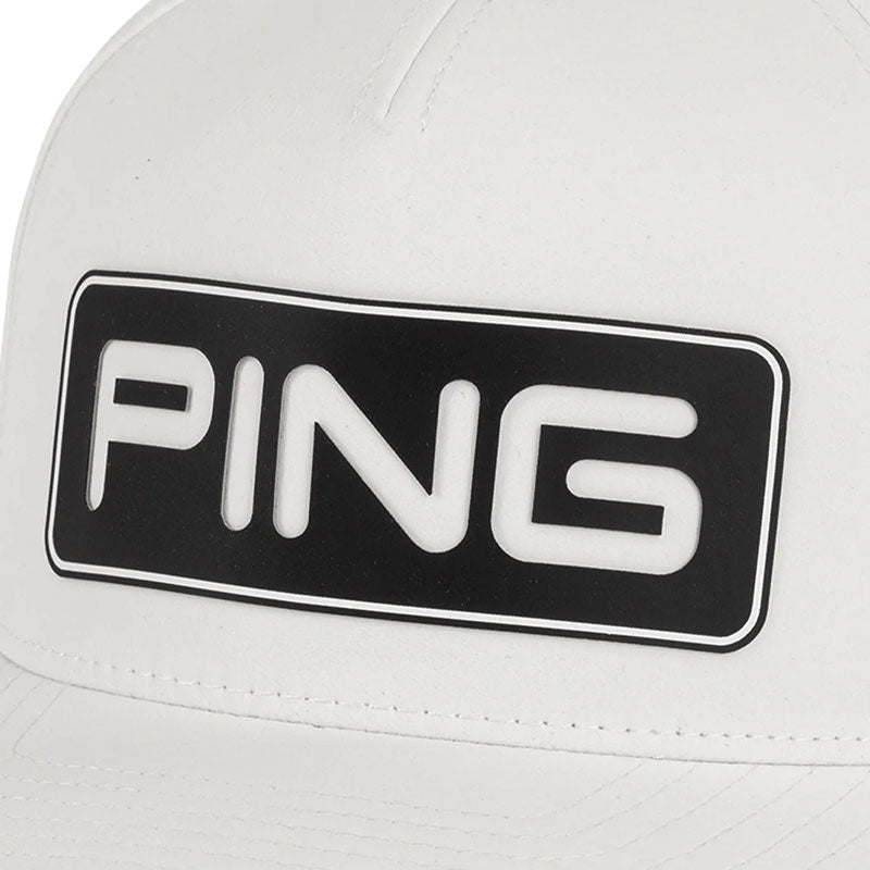 PING Tour Vented Delta 211 Men's Cap (White)