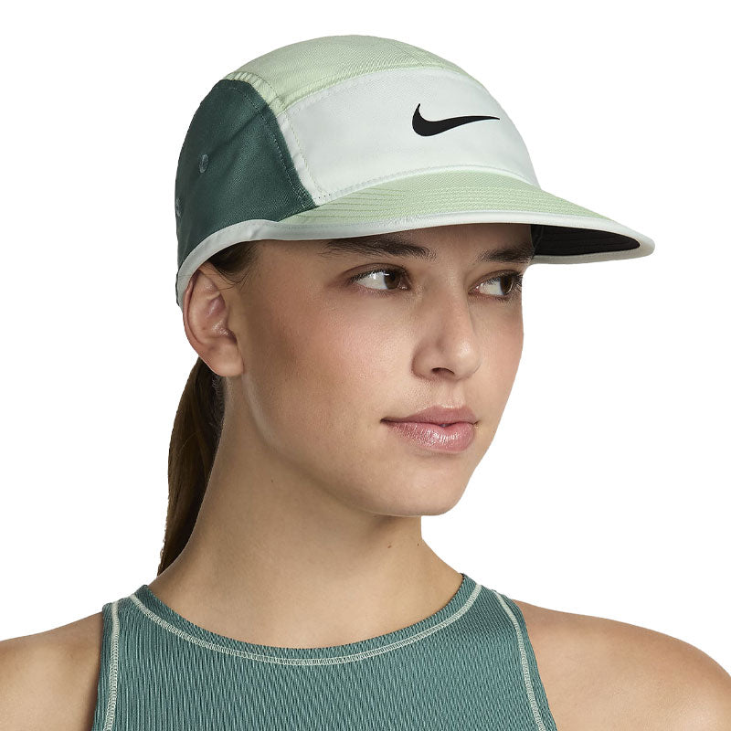NIKE Dri-FIT Fly Unstructured Swoosh Unisex Cap (Green/Green/White)