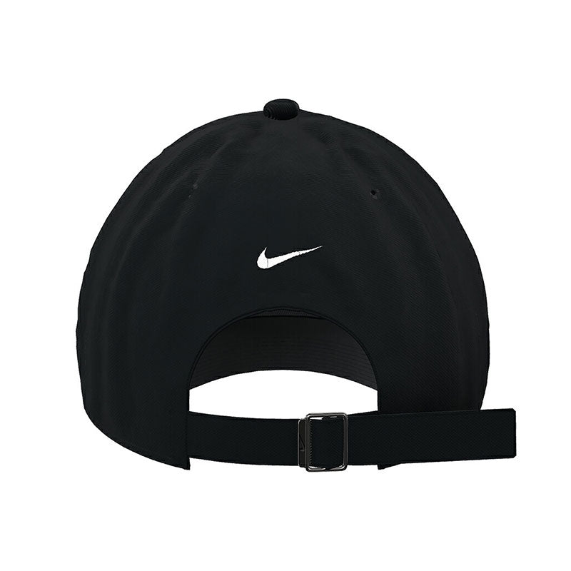 NIKE Dri-FIT Club Structured Swoosh Unisex Cap (Black/White)
