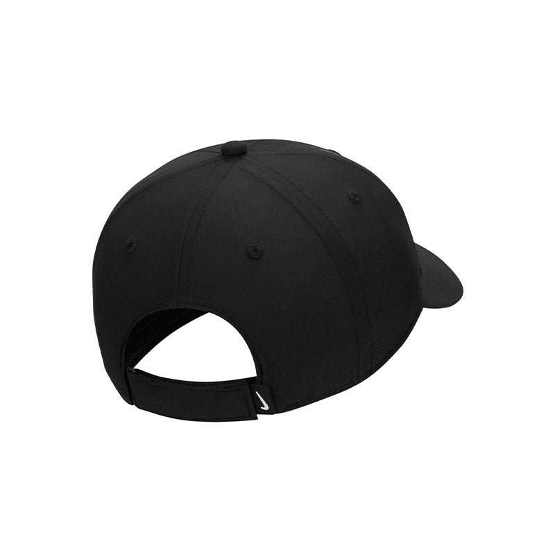 NIKE Dri-FIT Club Structured Swoosh Unisex Cap (Black/White)