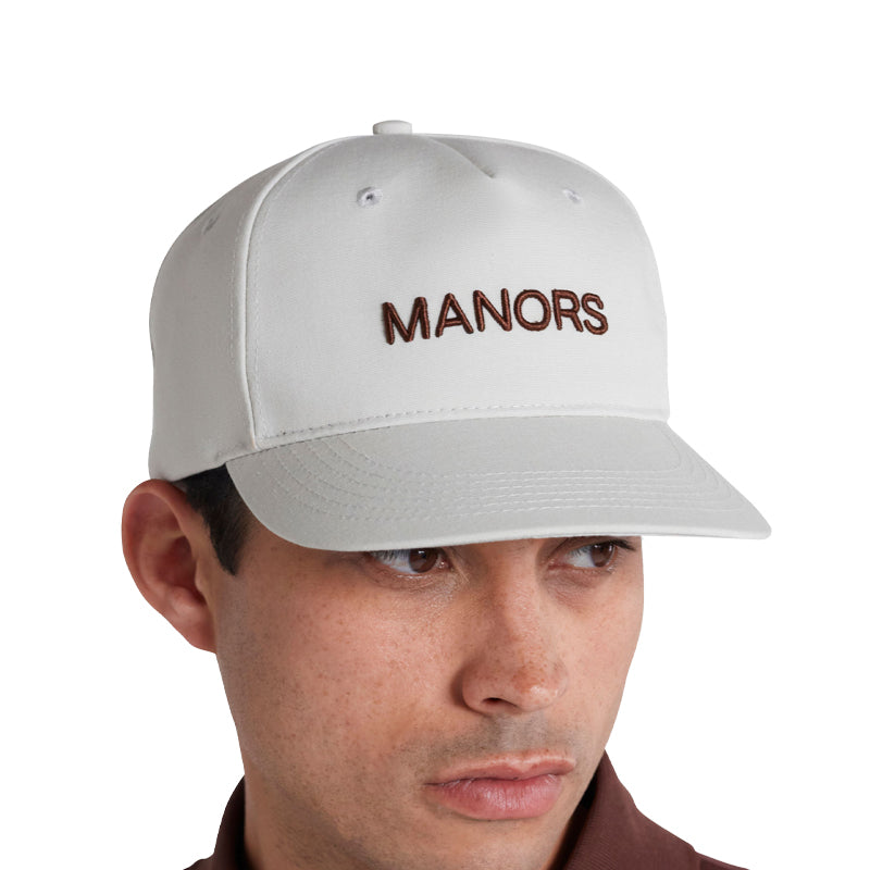MANORS Retro Crown Men's Cap (Ivory)
