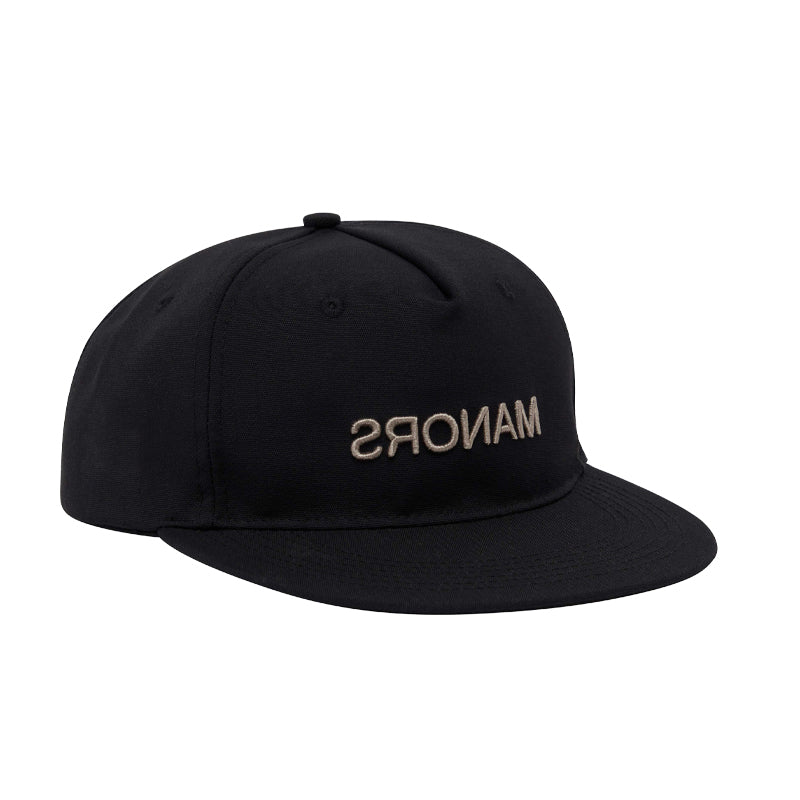 MANORS Retro Crown Men's Cap (Black)