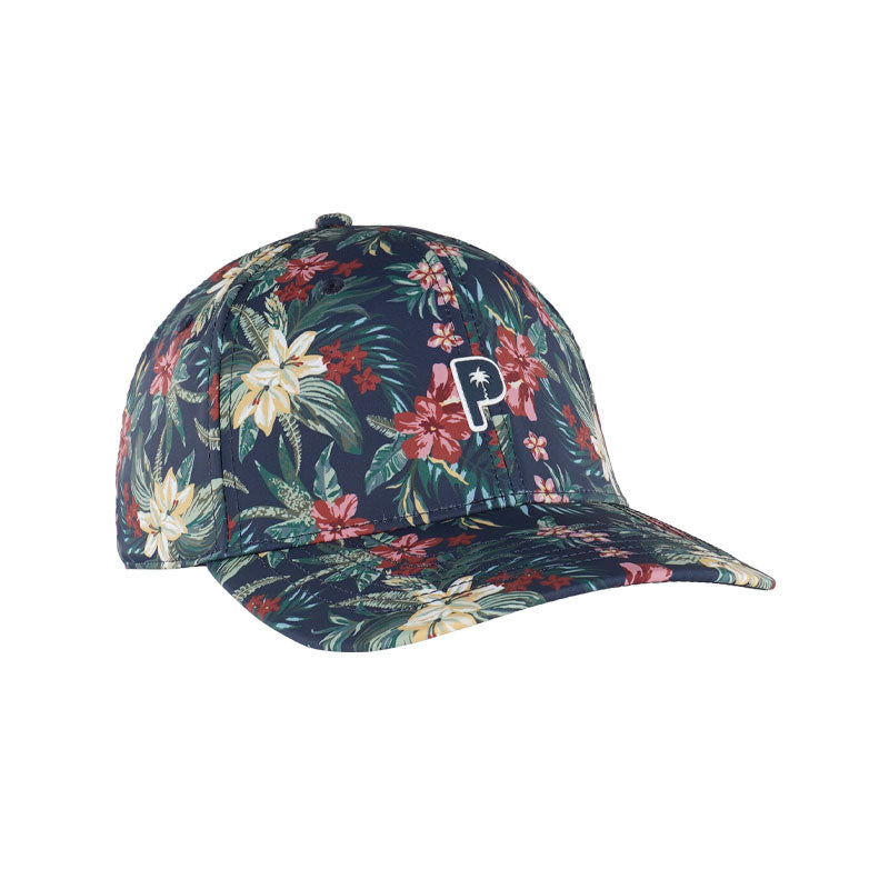 PUMA x PTC Floral Tech Men's Cap (Navy/Red)