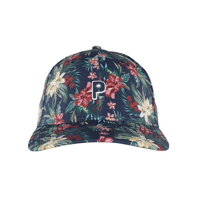 PUMA x PTC Floral Tech Men's Cap (Navy/Red)