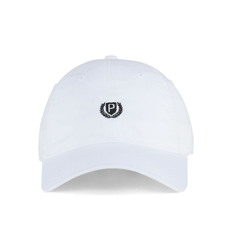 PUMA Shield Unstructured P Men's Cap (White/Black)