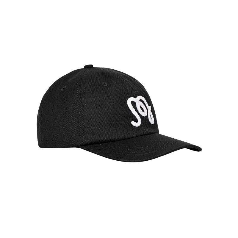 MALBON GOLF M Script Chainstitch Men's Cap (Black)