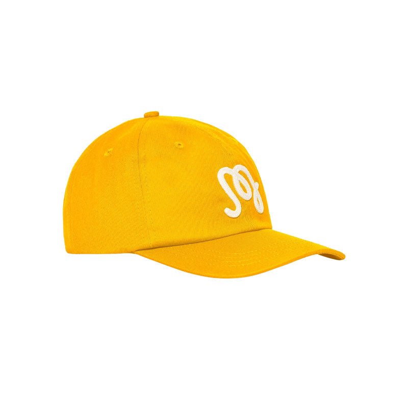 MALBON GOLF M Script Chainstitch Men's Cap (Gold)
