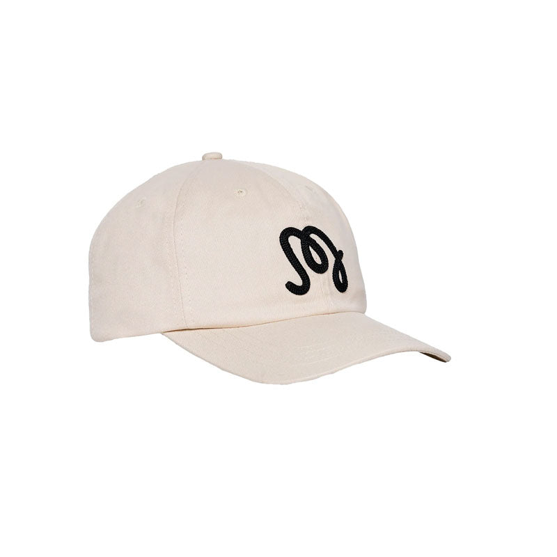 MALBON GOLF M Script Chainstitch Men's Cap (Ivory)